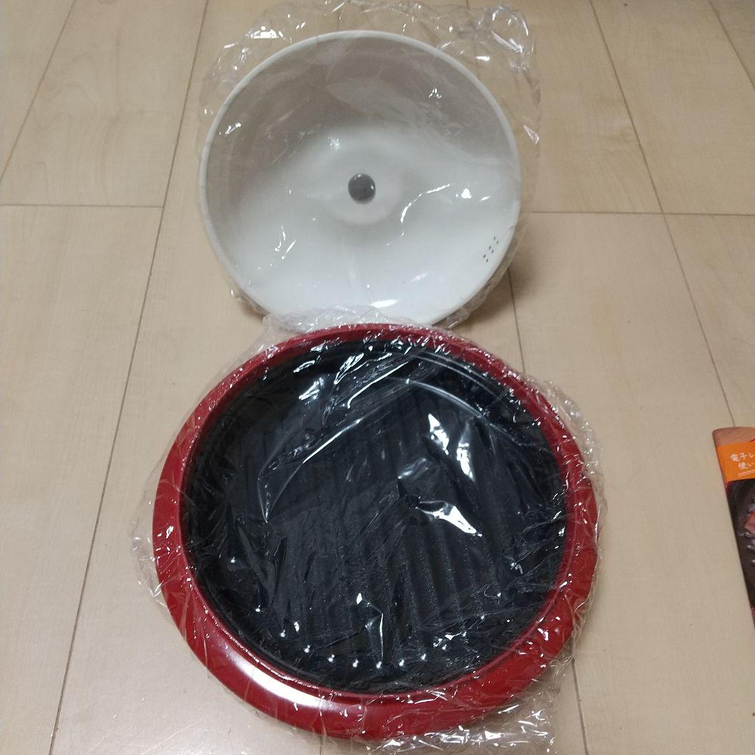 レンジメート 電子レンジ調理器具 赤