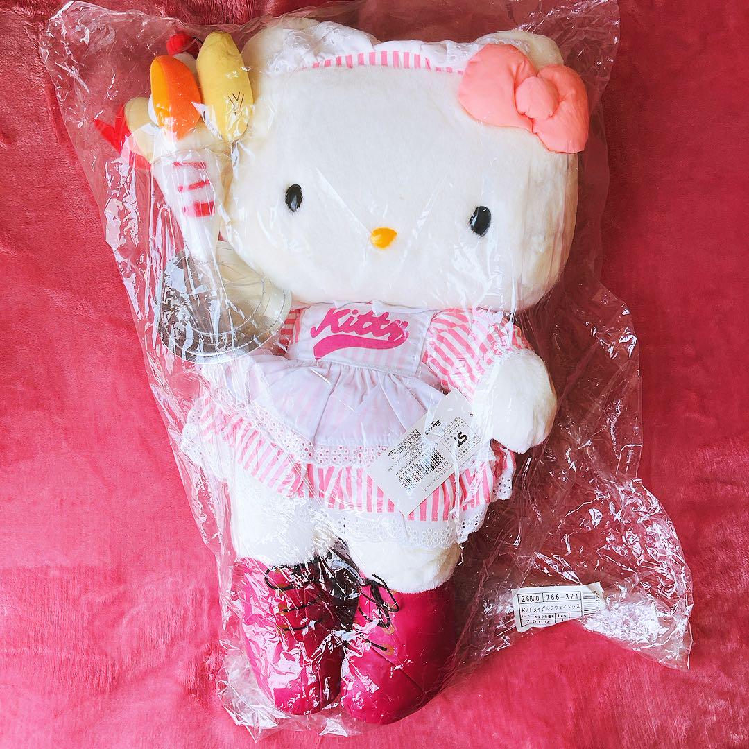 今年人気のブランド品や ハローキティ 希少レア ウェイトレス メイドキティ ぬいぐるみ ぬいぐるみ・マスコット