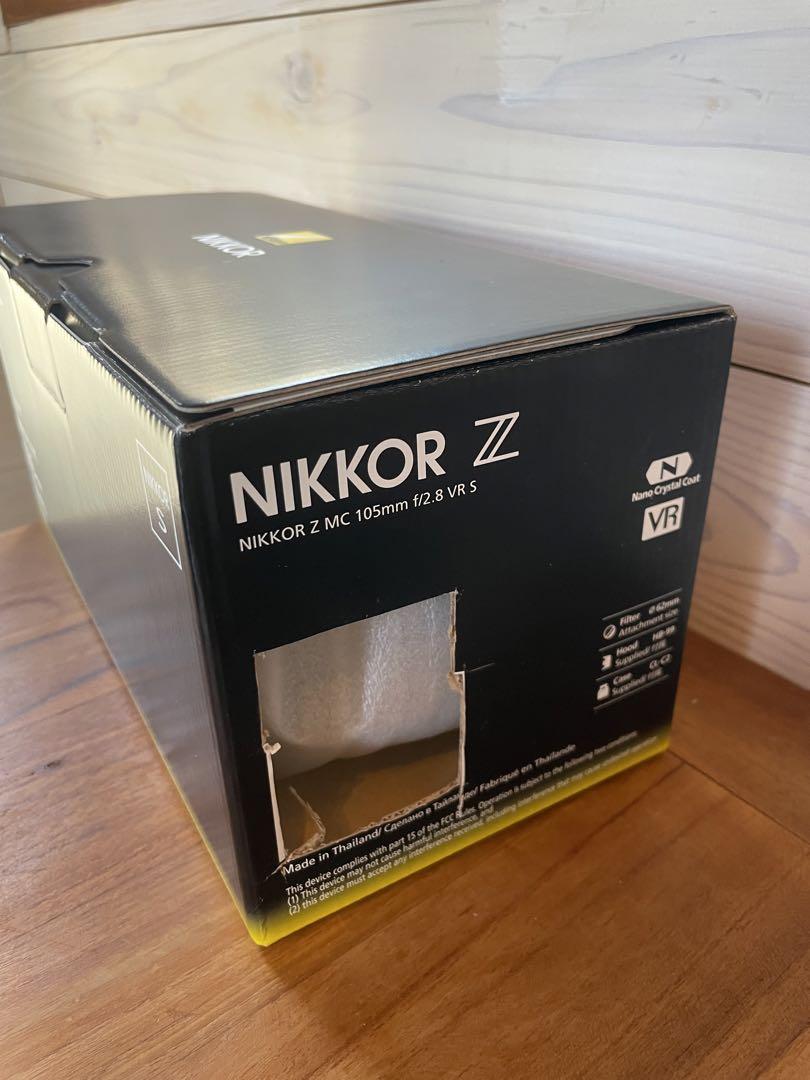 Nikon nikkor z mc 105mm f2.8 VR S ほぼ新品