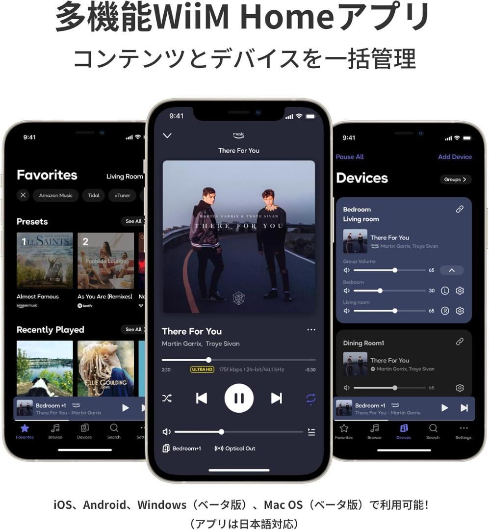 開封・未使用】WiiM Amp：AirPlay 2 オーディオ 音楽 サウンド