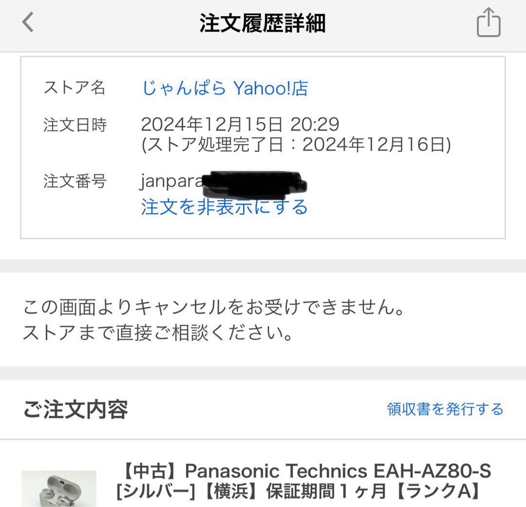 Technics EAH-AZ80 テクニクス ワイヤレスイヤホン　シルバー