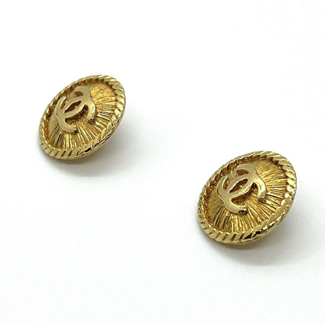 CHANEL ボタン ゴールド 1.6cm 2個