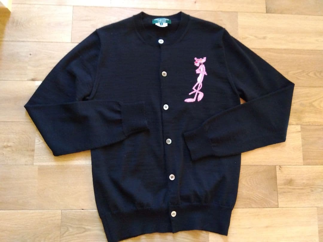 コムデギャルソン　ピンクパンサーカーディガン