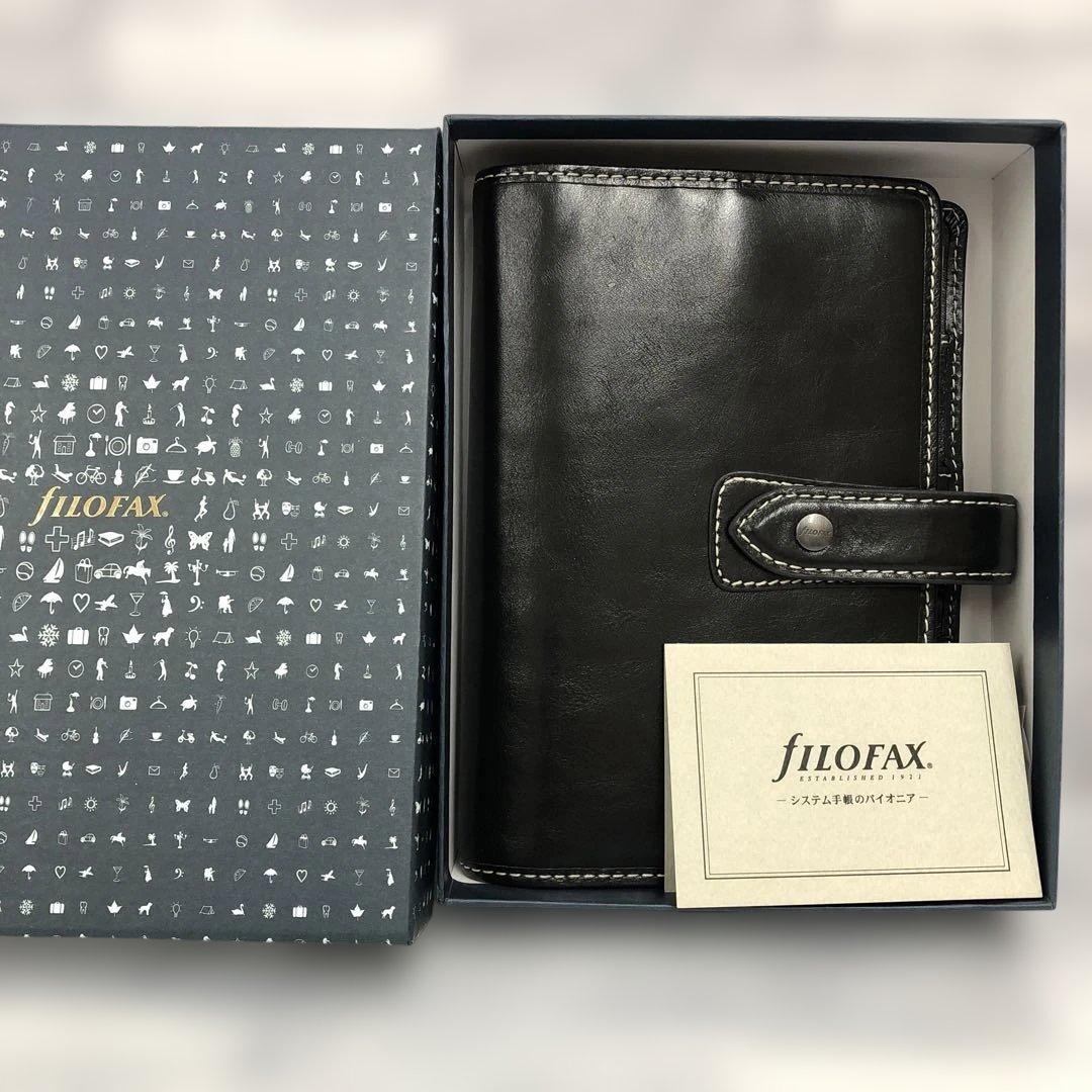 k984 美品　ファイロファックス　マルデン　バイブルサイズ　ブラック