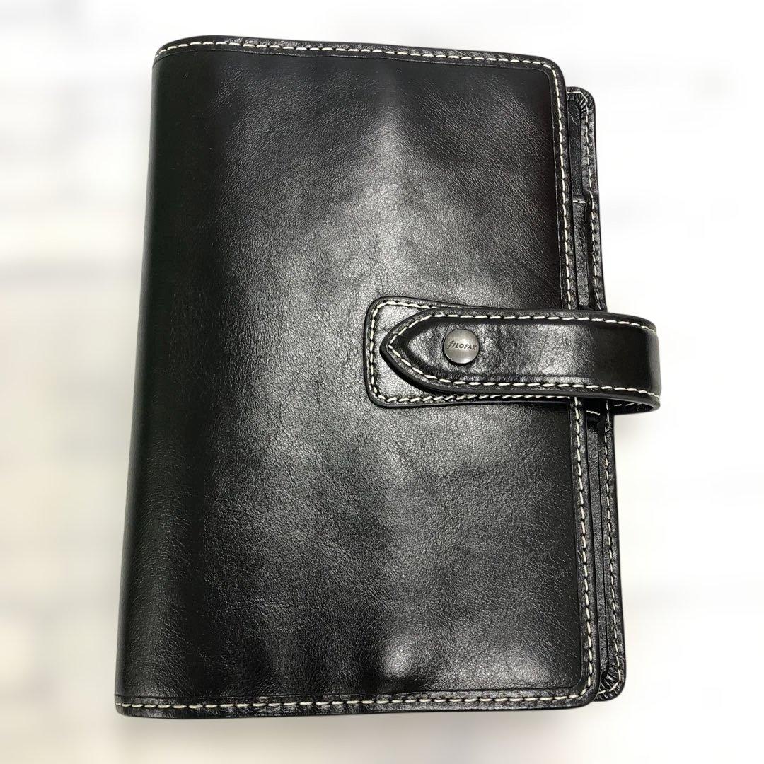 k984 美品　ファイロファックス　マルデン　バイブルサイズ　ブラック