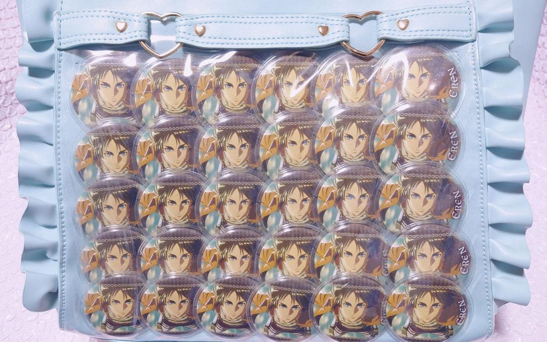 カタログギフトも 進撃の巨人 エレン 痛バッグ イベント限定 缶バッジ使用 キャラクターグッズ おもちゃ ホビー グッズ 34 679 Www Dawajen Bh
