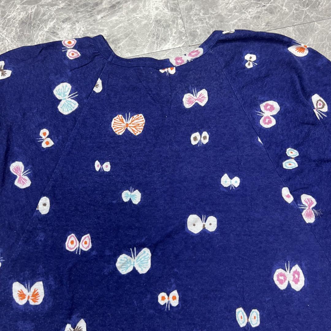 【美品】ミナペルホネン　hanahane qa8409 ワンピース　蝶々　総柄
