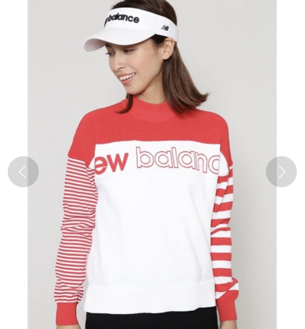 新品【new balance golf】モックネックニットプルオーバー　サイズ1