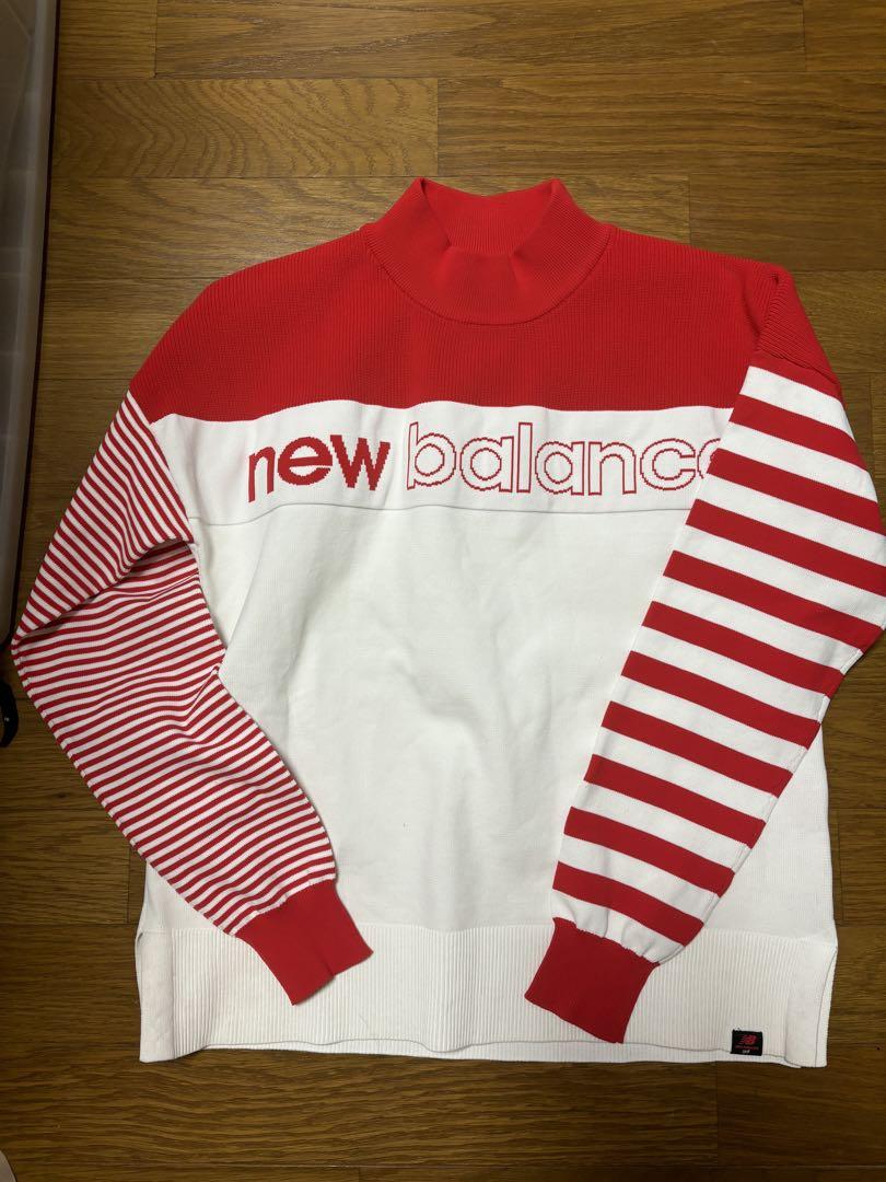 新品【new balance golf】モックネックニットプルオーバー　サイズ1