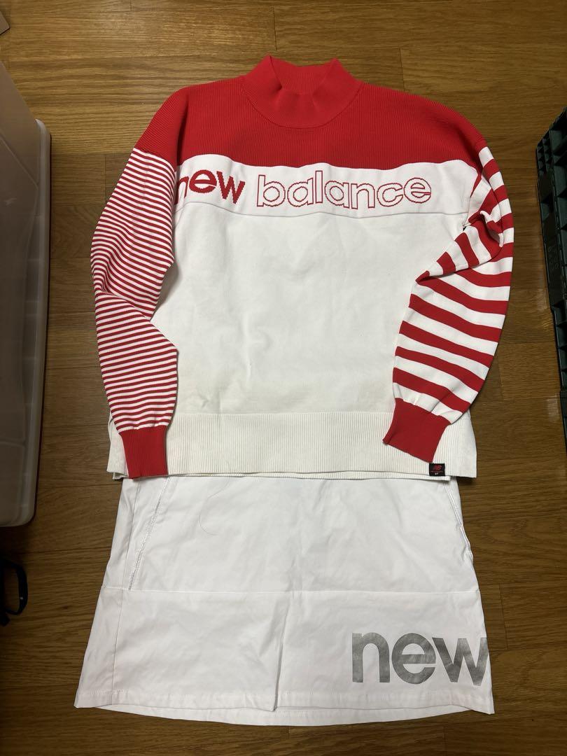 新品【new balance golf】モックネックニットプルオーバー　サイズ1