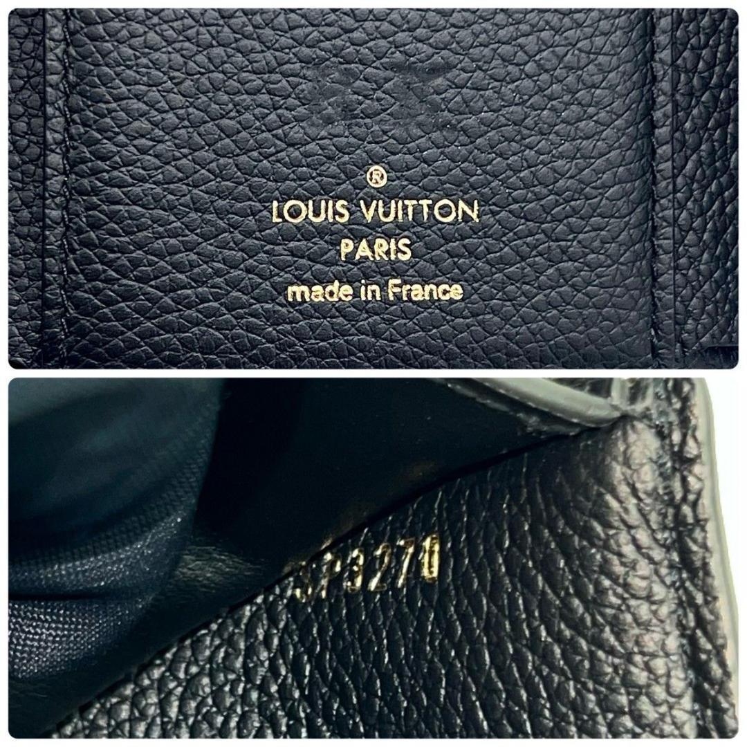 ヴィトン 財布 アンプラント ヴィクトリーヌ ブラック コンパクト