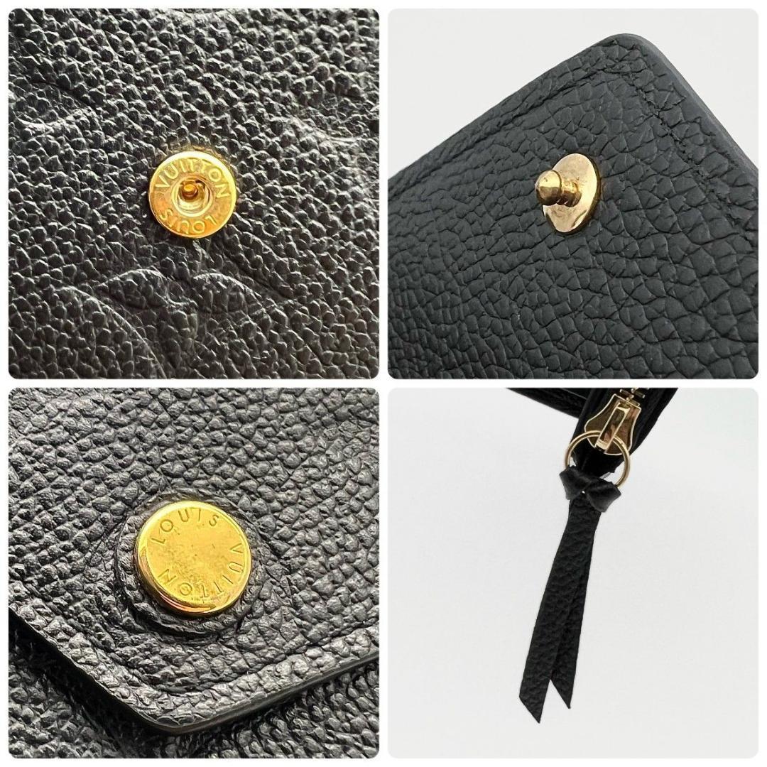 ヴィトン 財布 アンプラント ヴィクトリーヌ ブラック コンパクト
