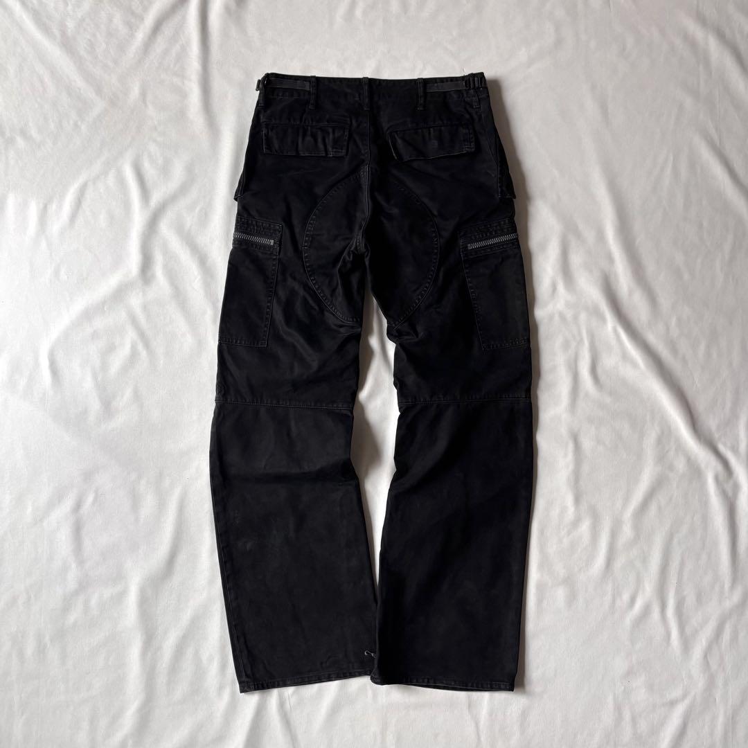 パンツ ATTACHMENT black moleskin field pants