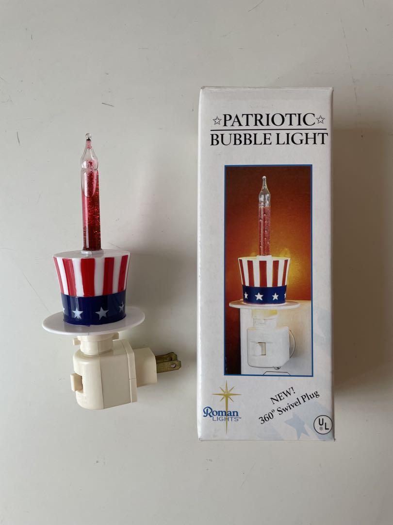 PATRIOTIC BUBBLE LIGHT 360° スイベルプラグ