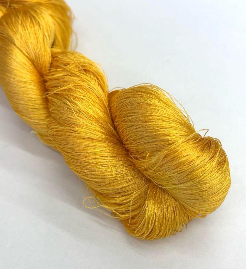 高級絹糸　太さ21/12が基本。少し太めの色糸が入ってる場合があり。6色セット②