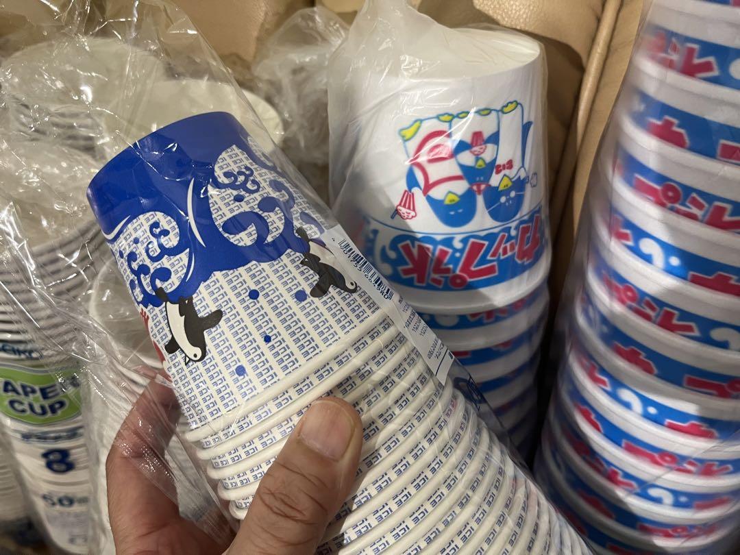 かき氷容器、シロップ、ストロー全部セット