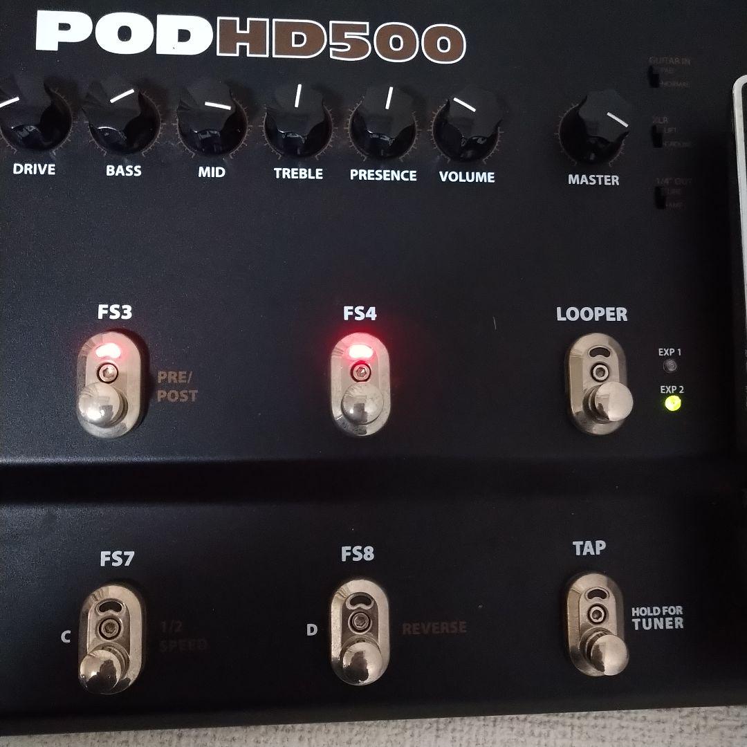 LINE6 POD HD500 アンプシミュレーター マルチエフェクター