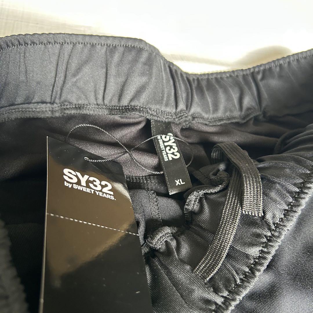 ⭐︎SY32⭐︎新品 トラックパンツ ブラック XL ストレッチ素材