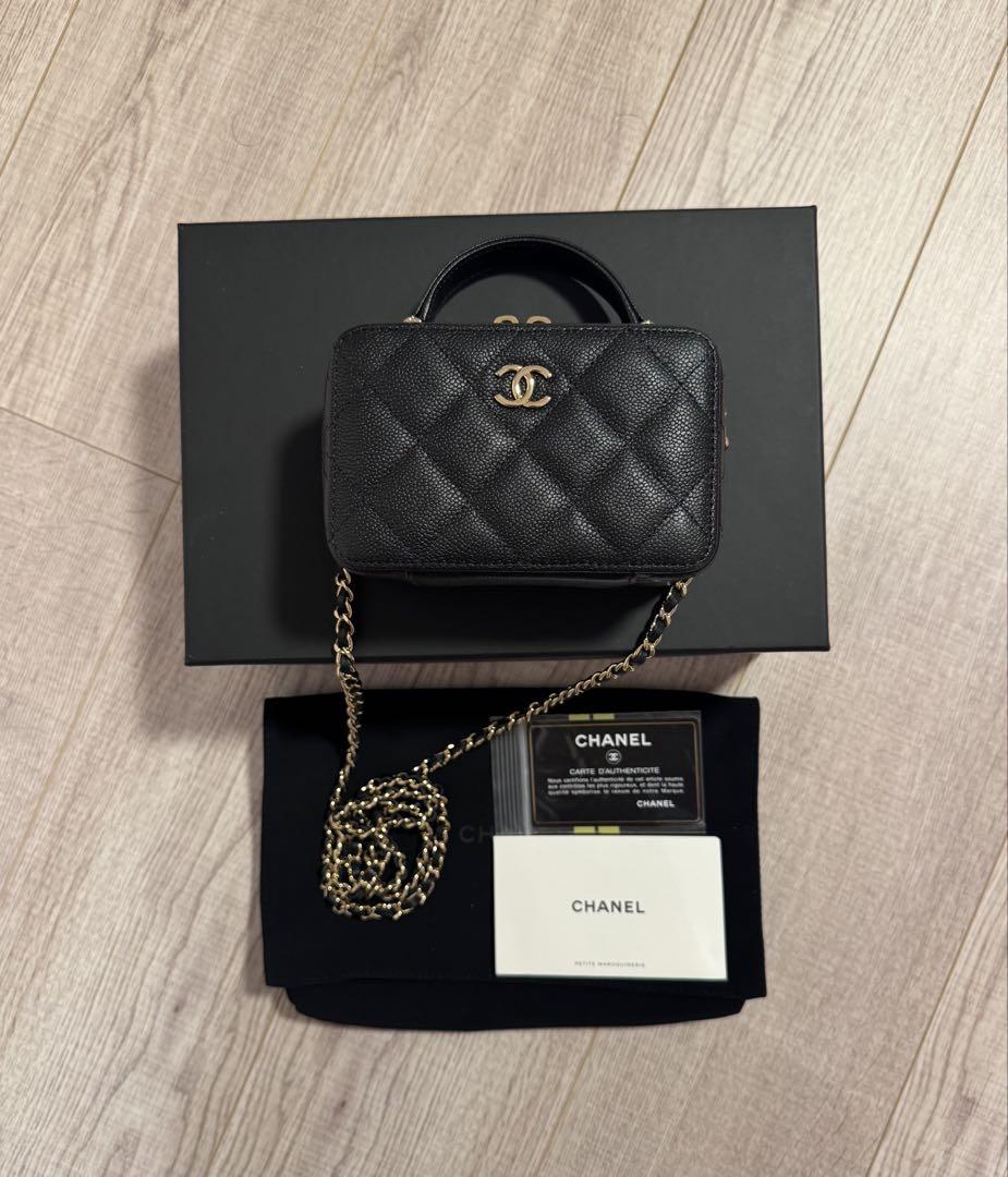 CHANEL ヴァニティーバッグ ハンドル　ショルダーバッグ チェーン クラッチ