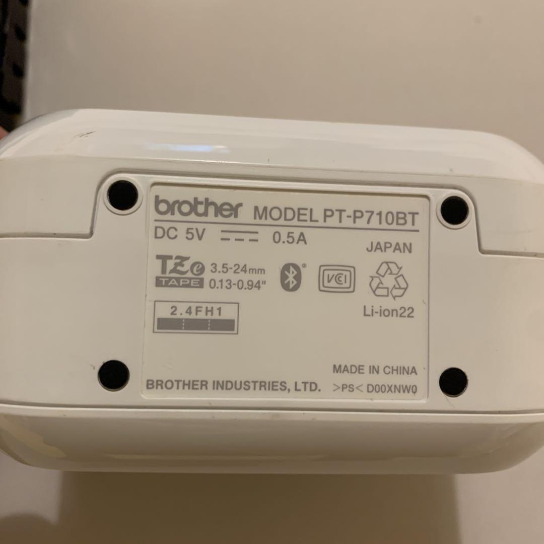 Brother P-Touch Cube PT-P710BT ラベルライター