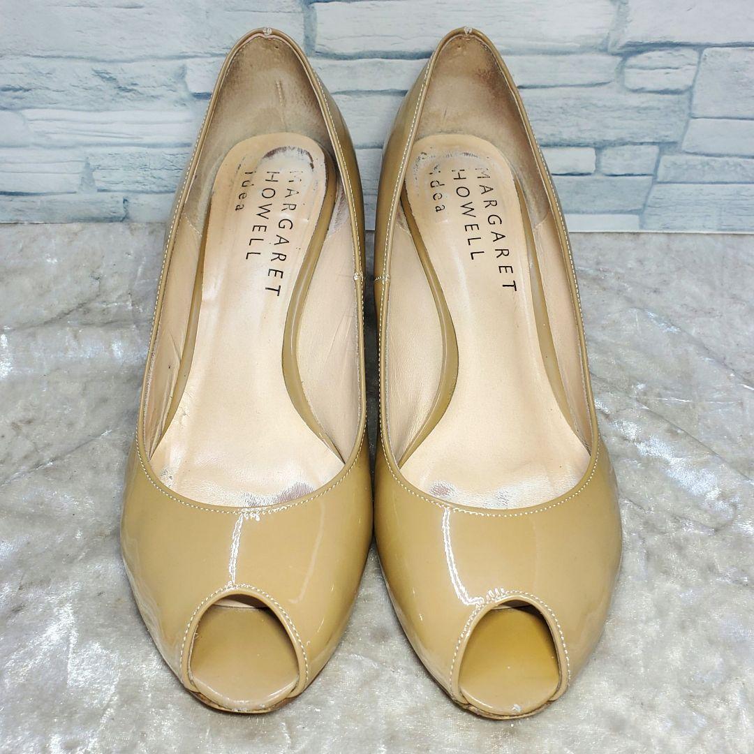 MARGARET HOWELL idea 新品 エナメル パテント ハイヒール