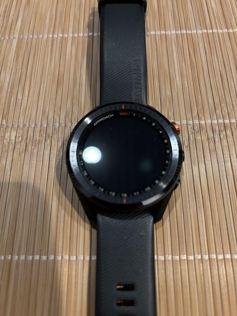 Garmin デジタル腕時計 ブラック　s62 ゴルフ