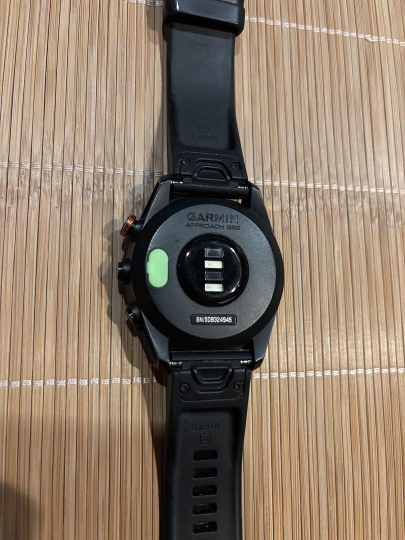 Garmin デジタル腕時計 ブラック　s62 ゴルフ
