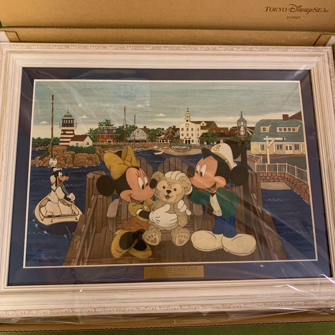 ダッフィー絵画 ケープコッドの1日 ディズニー絵画