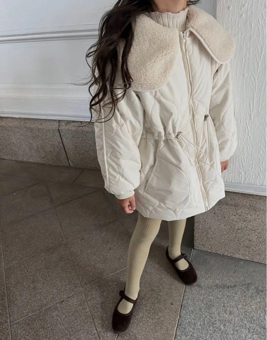 【新品未使用】calin boa collar quilting coat