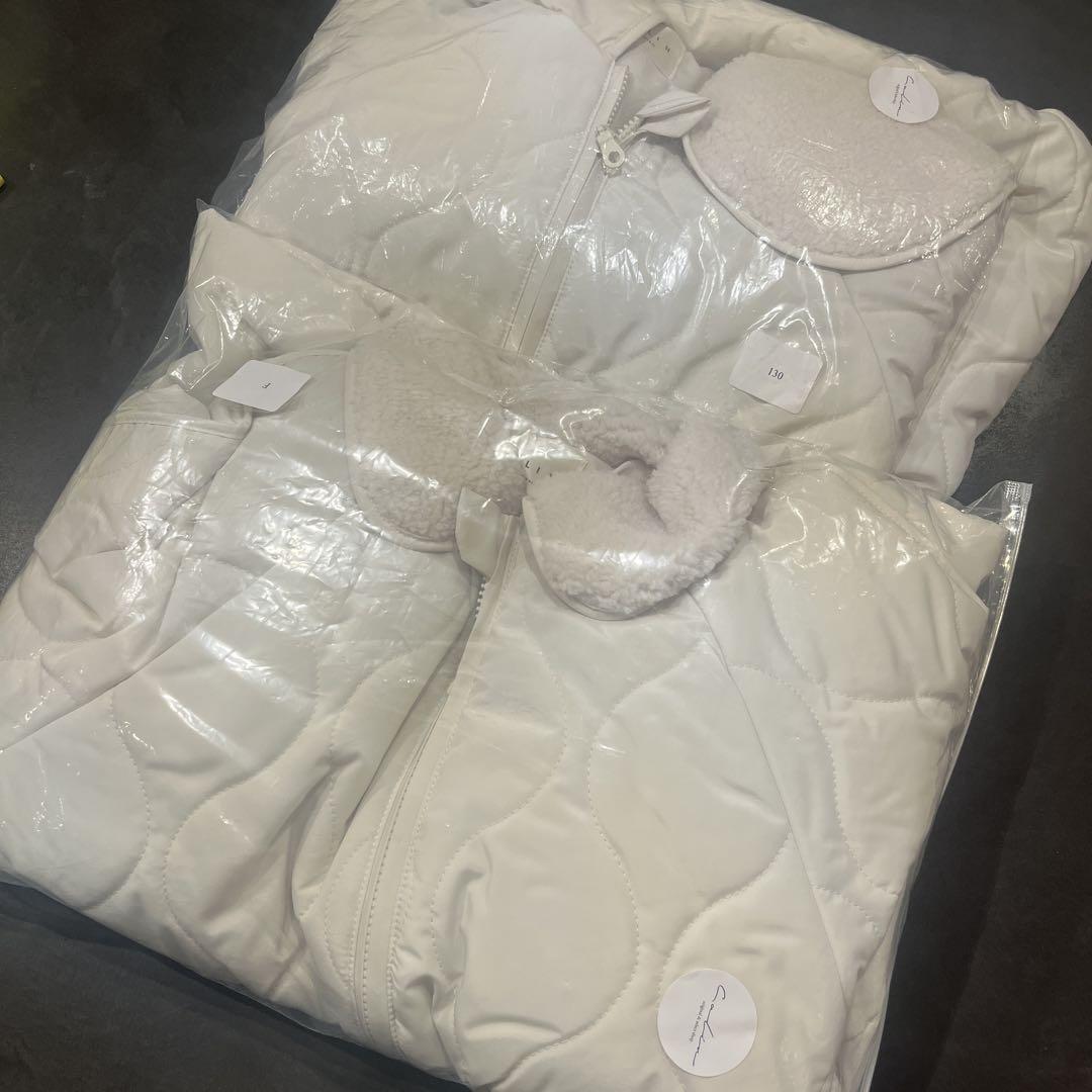 【新品未使用】calin boa collar quilting coat