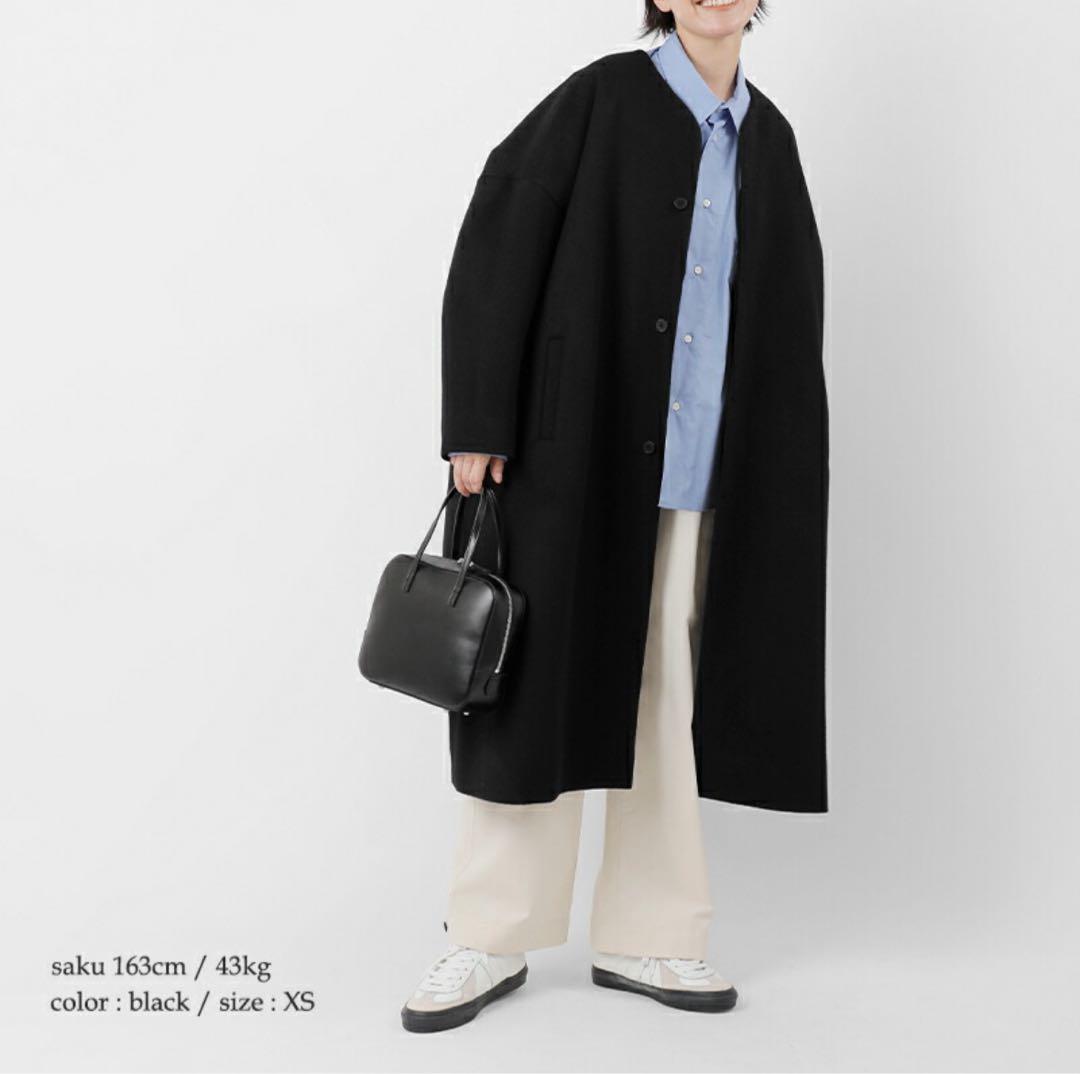 NO CONTROL AIR 美品 ウールノーカラーコート NO CONTROL AIR 美品 ウールノーカラーコート