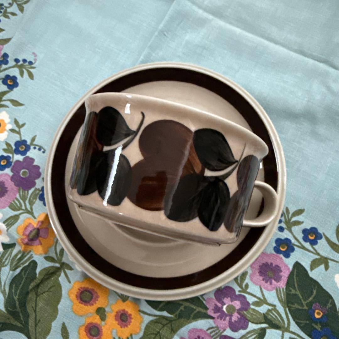 アラビア Arabia Ruija ルイヤのティーカップソーサーARABIA