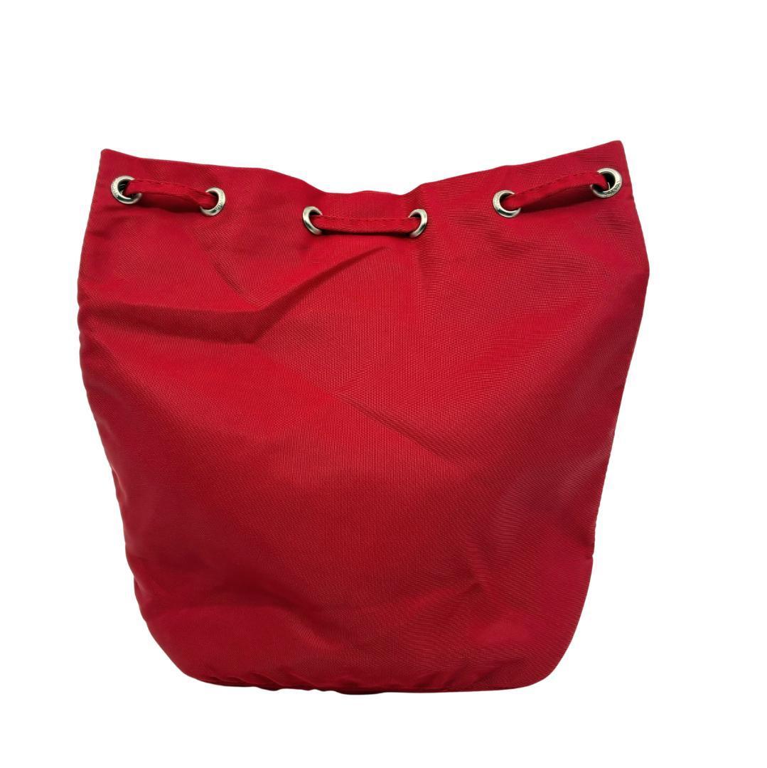 PRADA プラダ 巾着ポーチ 赤 レッド A1347A2 PRADA プラダ 巾着ポーチ 赤 レッド A1347A2