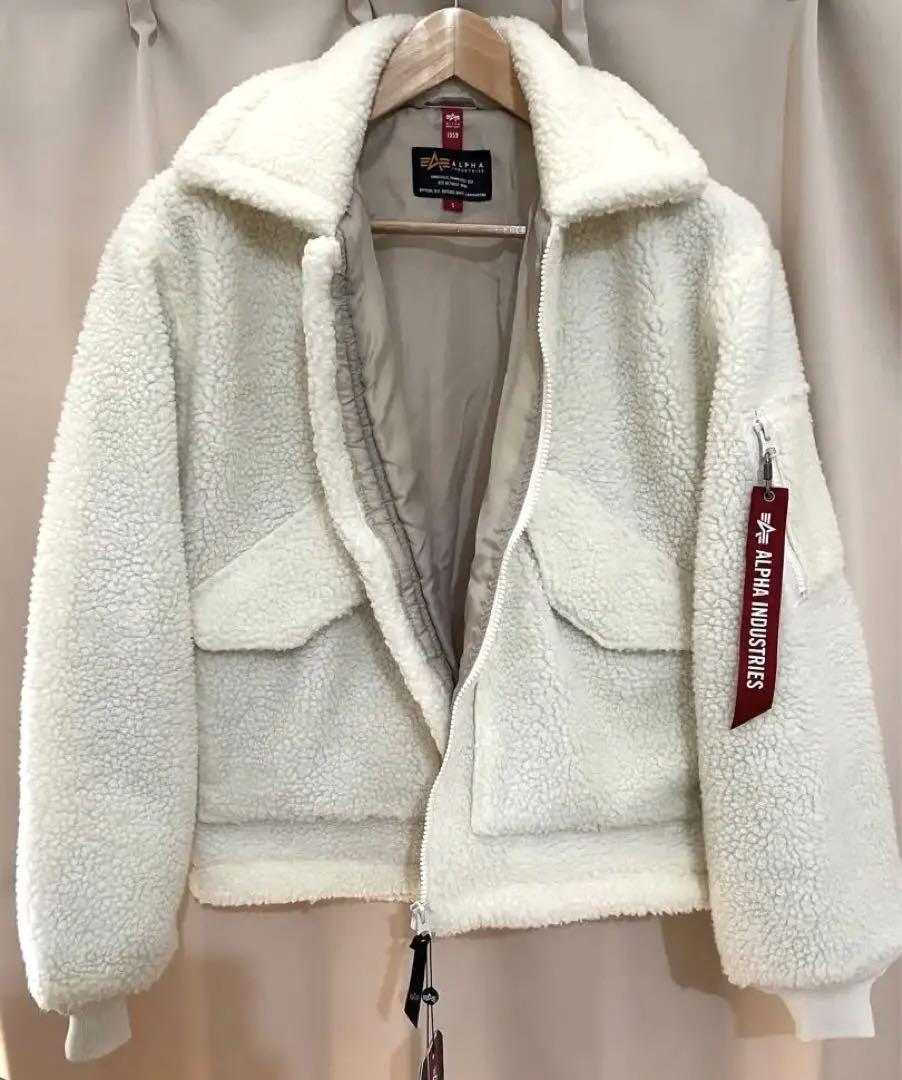 信頼も厚い 新品 ボアブルゾン industries alpha ブルゾン