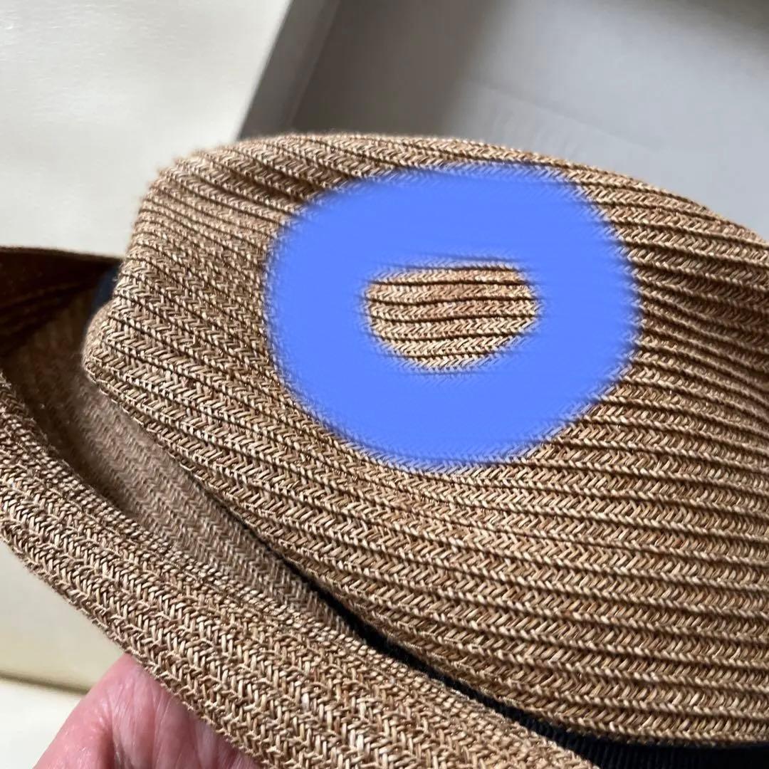 マチュアーハ グログランリボンペーパーブレードボックスハット ハット