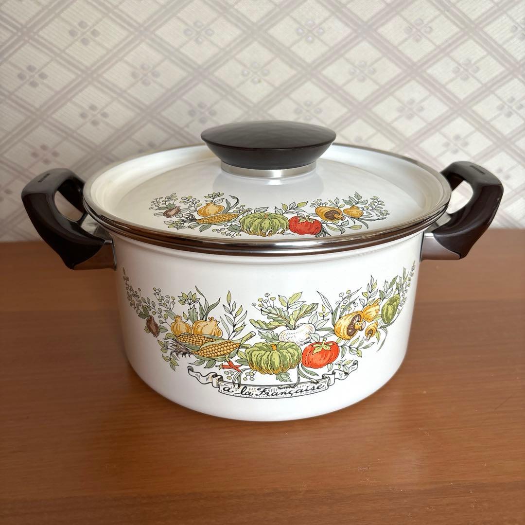 確認用♥️マルビシ鍋♥️マルビシ　ホーロー鍋♥️ 未使用】 マルビシ ホーロー鍋 両手鍋 - メルカリ