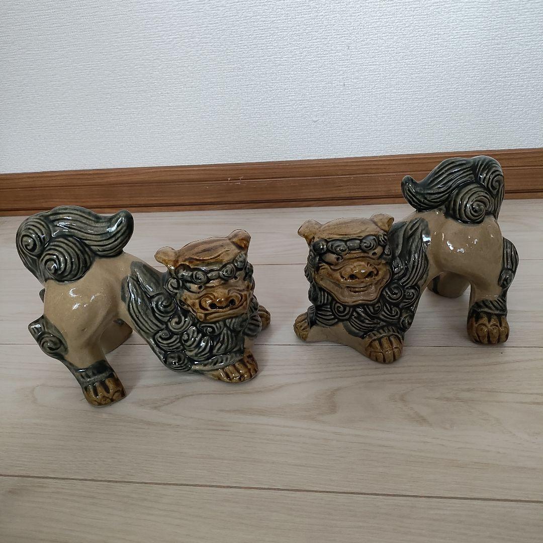 シーサー置物セット 陶器