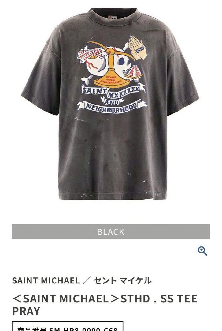 トップス SAINT MICHAEL STHD.SS TEE PRAY XXL