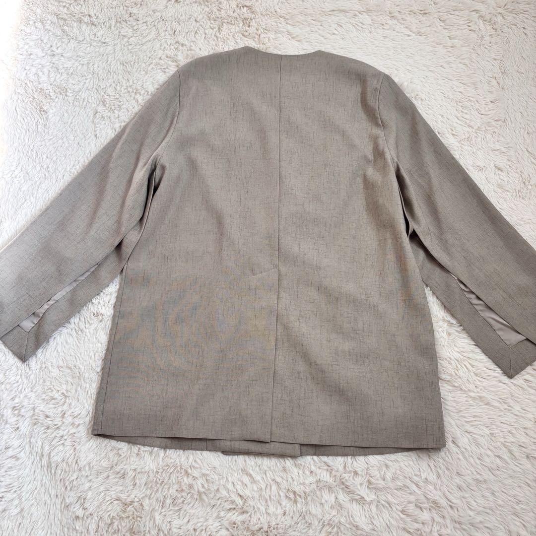 売り切り！DouDou スリット　ノーカラー　ジャケット