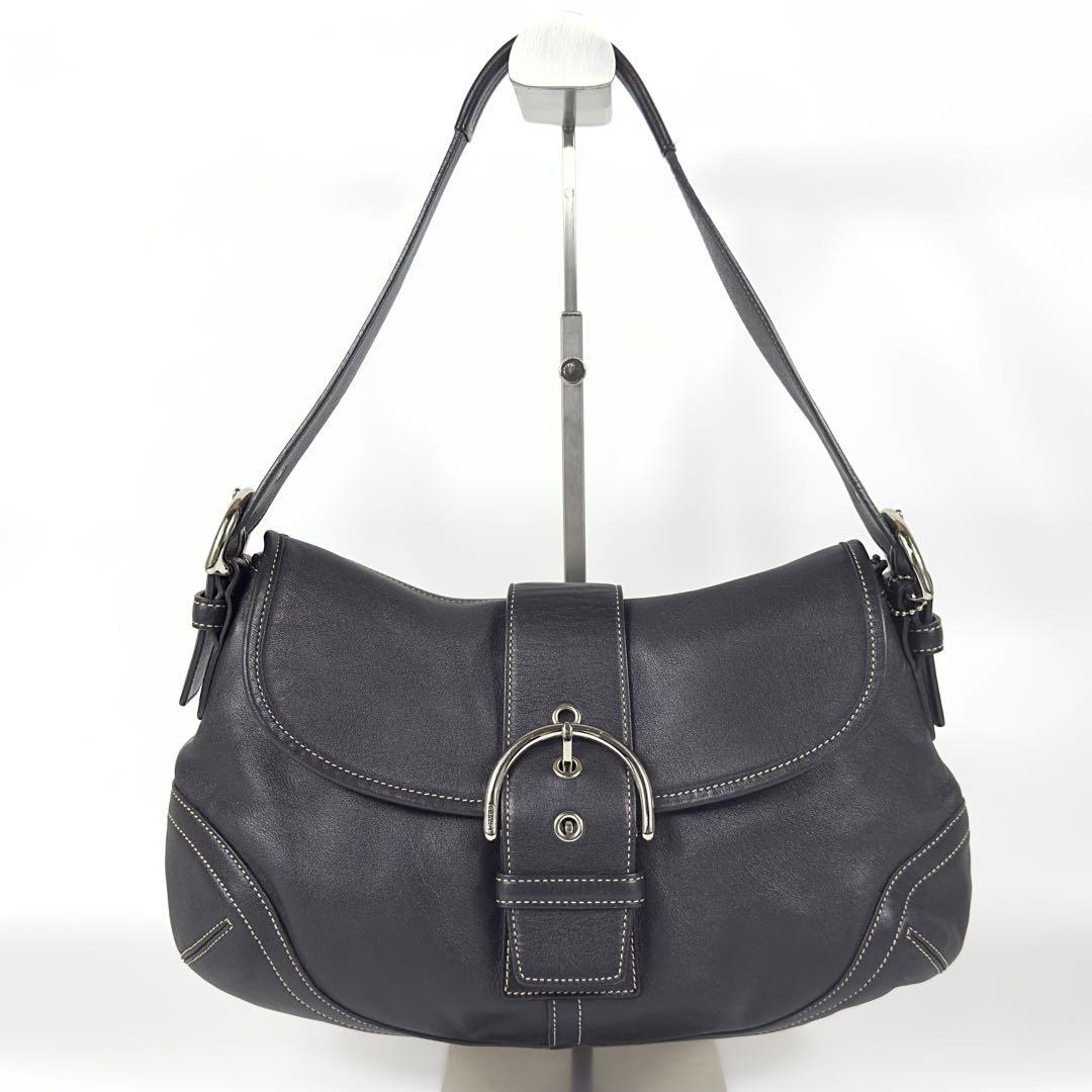 ☆極美品☆ コーチ coach ソーホー ワンショルダー レザー ブラック