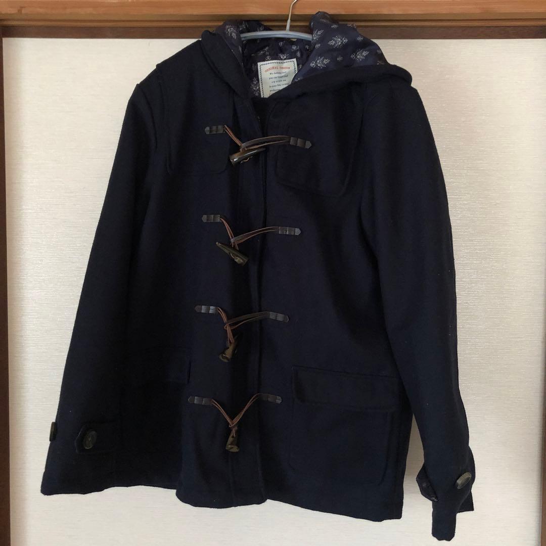 ※試着のみ ダッフルコート ショート 紺色