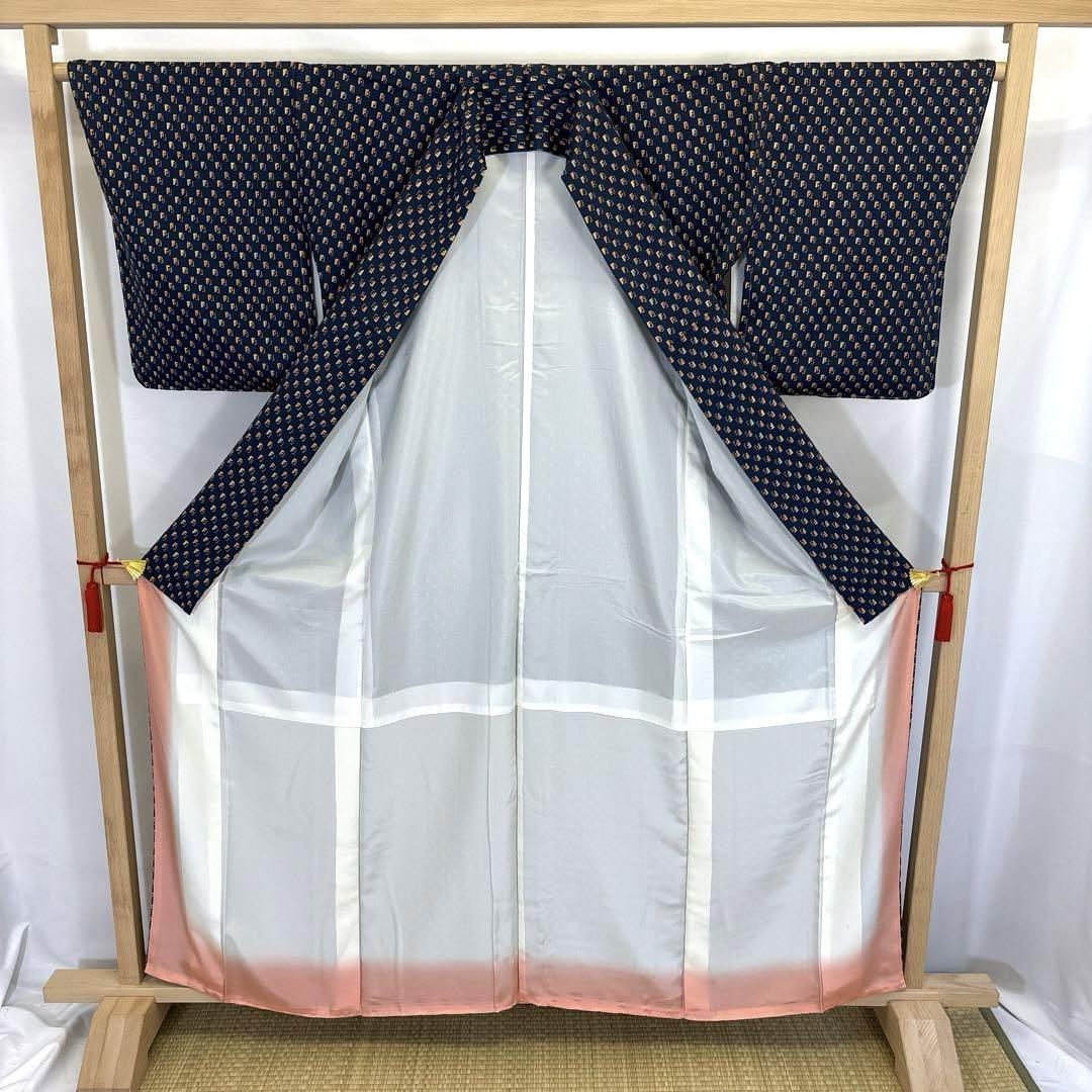 新着 k-3621 お洒落なデザイン 紋無し 小紋付下げ 訪問着 着物・浴衣 着物・浴衣
