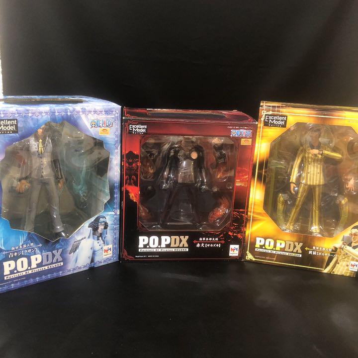 38 割引ブラック系21新作モデル ワンピースpop赤犬 青キジ 黄猿 サン大将フィギュア コミック アニメ フィギュアブラック系 Morkuryakos Nl