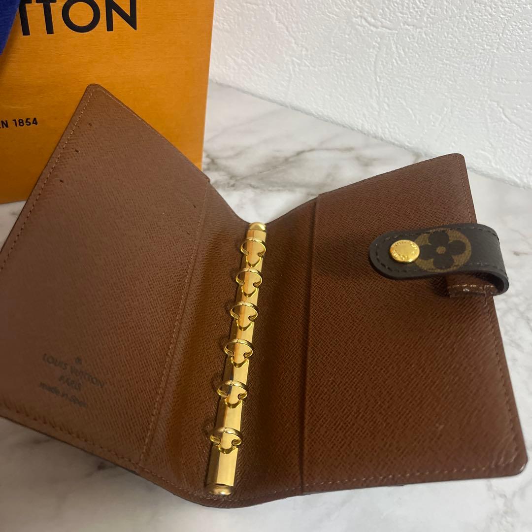 美品　ルイヴィトン　LOUIS VUITTON アジェンダPM モノグラム　手帳