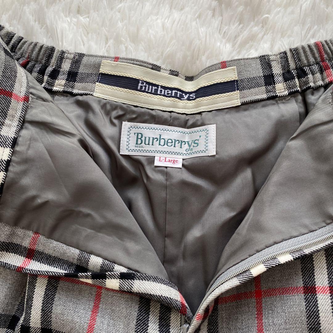★美品★Burberrys バーバリー キュロットパンツ ノバチェック L ☆美品☆Burberrys バーバリー キュロットパンツ ノバチェック L