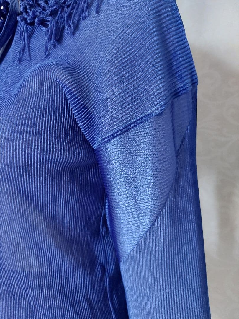 イッセイミヤケ ISSEY MIYAKE マクラメ編みの襟 超希少