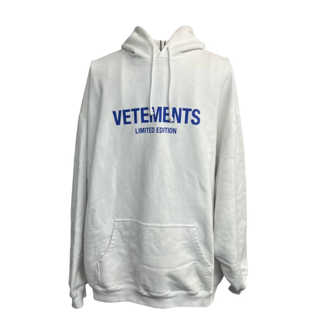 VETEMENTS LIMITED EDITION パーカー フーディー 白 S