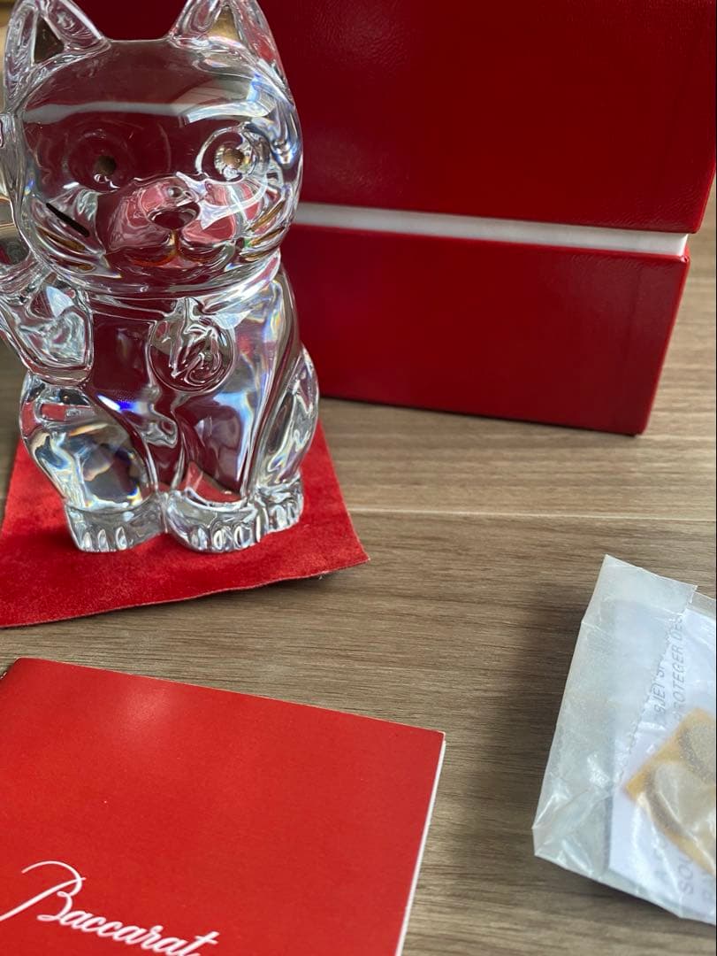 Baccarat クリスタル まねき猫 SBACCARAT