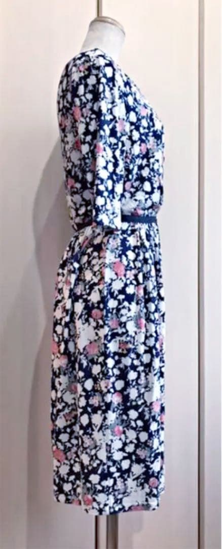 WEEKEND MaxMara シルク混 ローズ柄 ワンピース S | loneoakpoint.com