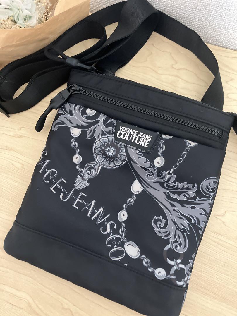 VERSACE JEANS COUTURE ショルダーバッグ ブラック
